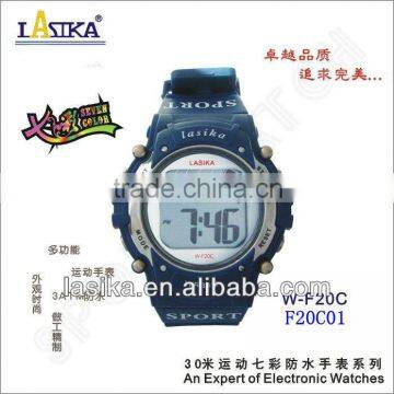 2013 Colorful plastic watch for men