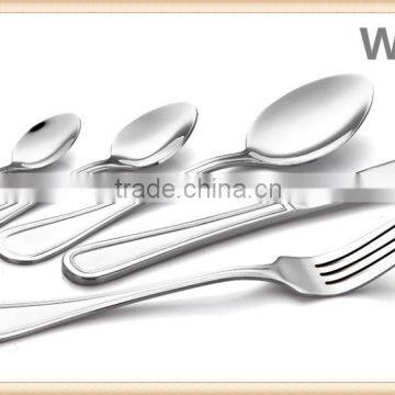 Elegant mirror polish used hotel restaurant flatware hotel cutlery