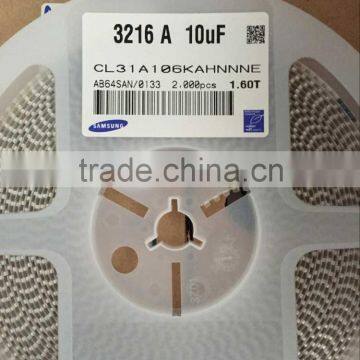 Cap Ceramic 10uF 10VDC X5R 10% SMD 1206 Embossed T/R photo-2