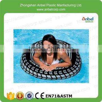 2015 New Design Giant Tire Inflatable Floating Swimming Tube Raft Big Pool&beach Float 36"