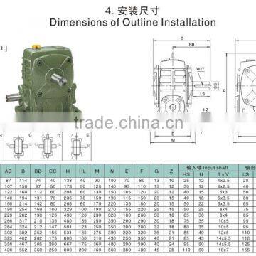 China WPA Series Iron Shell Industrial Specialized Speed Reducer photo-2