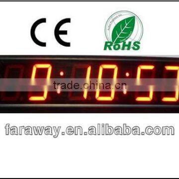 High quality 4" led digital wall clock,countup/down timer,school clock,hospital clock,army clock,offic clock,hotel clock,