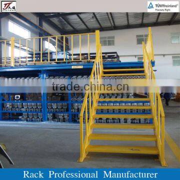 warehouse multi-level mezzanine rack can with different size and colour