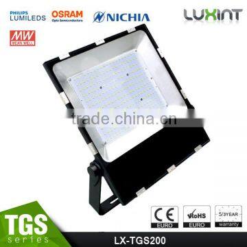 2016 CE Rohs Approved, Nichia Osram LED, 100-140lm/W, Meanwell Driver, 5 Years Warranty, 200W SMD LED Flood Light                        
                                                Quality Choice