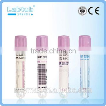 edta k3/k2 vacuum blood collection tube (high quality vacutainer)