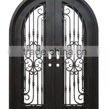 Circle Double Iron Door