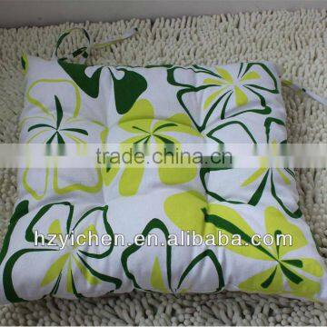 Square Foam Chair pad/ Box cushion of flowers design/ tatami