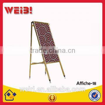 Aluminum Single Sided Poster Frame Floor Stand