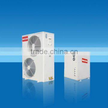 air source and ground source multi-function heat pump for European