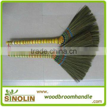 natural straw tiger grass broom made in china