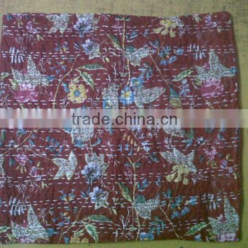 Best Deal Today !! New Paradise Print Handmade Kantha Work Cushions PIllows~Source Directly from factory in INdia