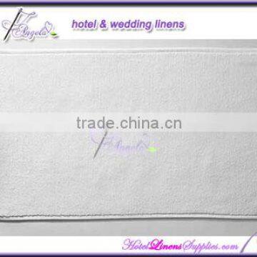 plain-weaving short loops wholesale white hotel towels face towels