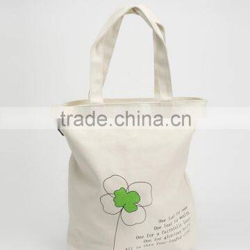 Fashion Style Organic Cotton Bag Recyclable Shopping Cotton Canvas Tote Bag