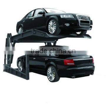 Hydraulic 2 pillar tilting car stacker