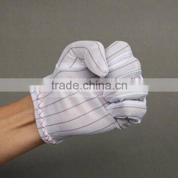 China White Double Side Anti-static Gloves/clean Room Gloves/ photo-4