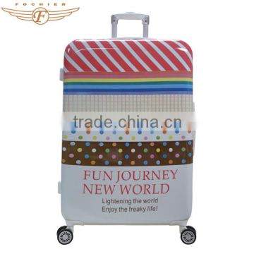 BSCI Factory ABS PC Custom Printing Hard Shell Luggage