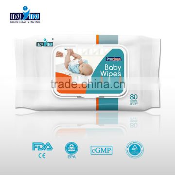 Good Quality Disposable organic baby wet wipe baby care product cleaning wet wipes