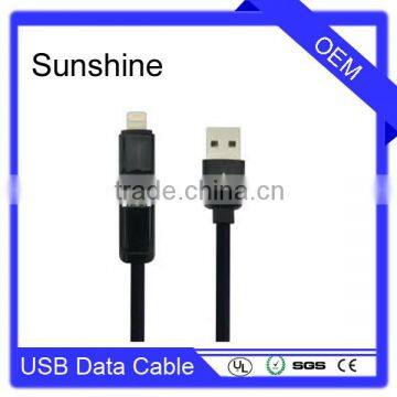Top Quality Two Sided Reversible Data Charging MFI Usb Cable photo-3