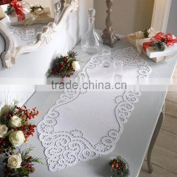 Vintage Hand Embroidered Tray Cloth photo-3