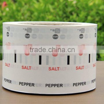 Customized Loge PE Film Coated Paper Rolls Film For Coffee Sugar Packet