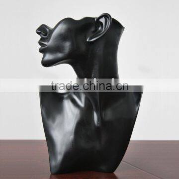 black matt color fiberglass necklace display stand