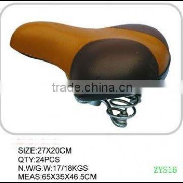 color bicycle saddle