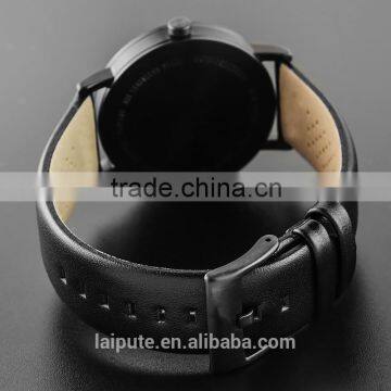 2016 Montre Men Sapphire Vogue Black Business Stainless Steel Watch 3ATM photo-4