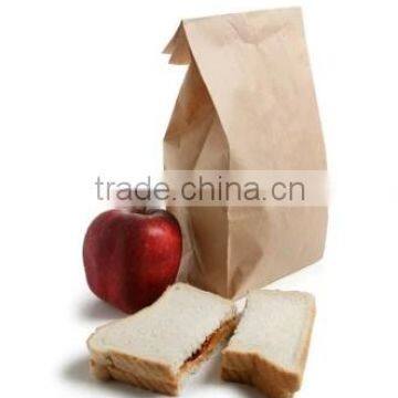 Envoirnmental Holding Kraft Paper Bag With Logo Print for Food Packing Promotional Shopping photo-5