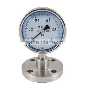 High quality Sanitary Stainless Steel diaphragm pressure gauge