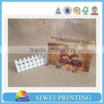 2015 Made in China GuangZhou Factory Luxury Custom Made Gift Packaging Kraft Paper Bag Logo Printed New Design Design With OEM l photo-3