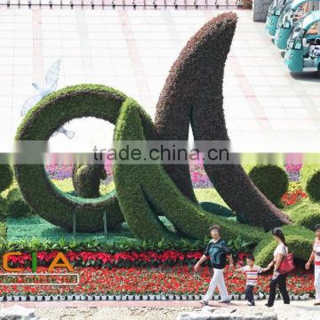 Outdoor Modern Garden Artificial Flower Sculpture