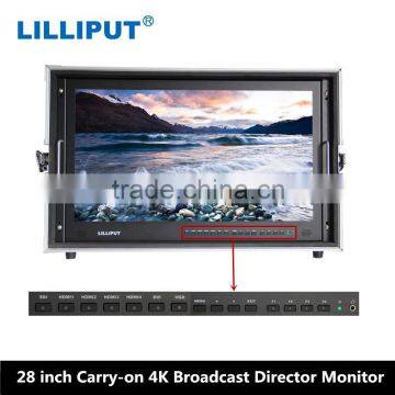 BM280 Ultra HD 4K Screen Lilliput 28 inch 3G-SDI HDMI DVI LCD Monitor