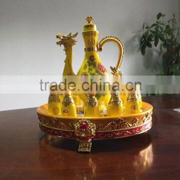 12 Zodiac Yellow Ceramic Wine Cups,artistic Ceramic Cup photo-3