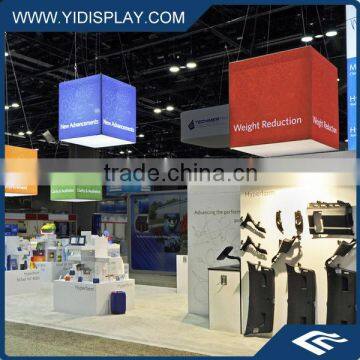 6ft 4 side Square hanging displays