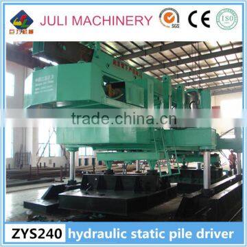New Hydraulic Slient Press Pile Driver Type ZYS240 B-B Hydraulic Static Pile Driver for Sale photo-2