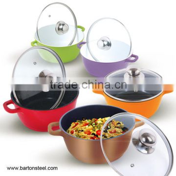 Die casting aluminium casserole