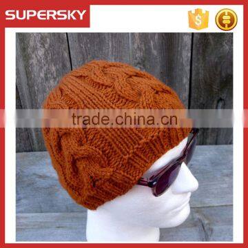 A-639 men knitted beanie patterns men knit pattern cable beanie men cable knit beanie