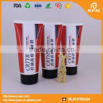 Plastic Soft Tube for Washing Cream/Facial Cleanser with Flip Top Cap Made in China