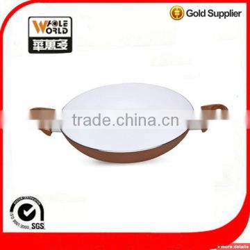 Double ears ceramic coating mini frying pan