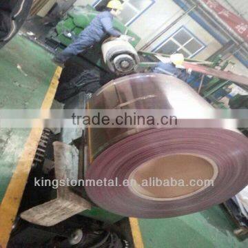 Prime Wood Grain color coated prepainted steel coil