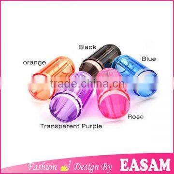 New five color design clear jelly nail art stamper tools made with transparent