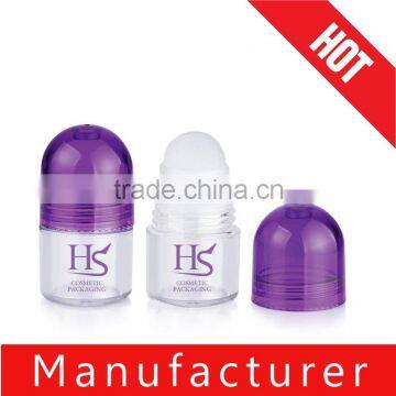 HS custom cosmetic plastic roller ball bottles