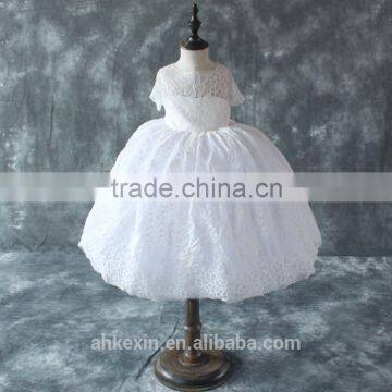 Wholesale white baby girl wedding dress flower girls dress