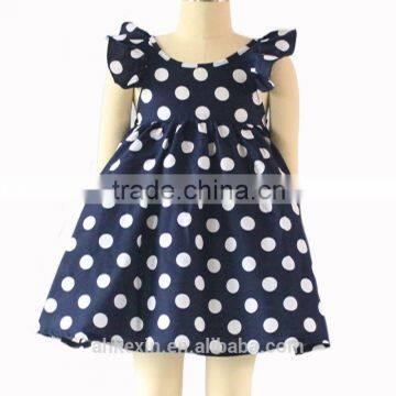 2016 frock design little girls summer dress wholesale