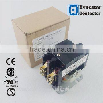 Refrigeration components 2 poles 40A 24VAC dp AC contactor for furnas squareD HCC type ac cotactor
