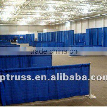 2015 outdoor fashion stage pipe and drape exhibit