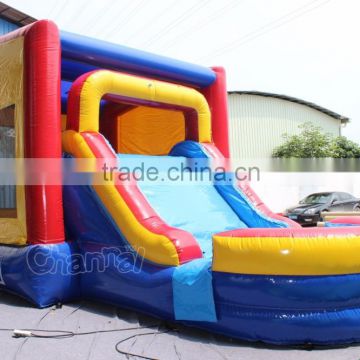 cheap inflatable themed bouncer wet/dry combo for kids