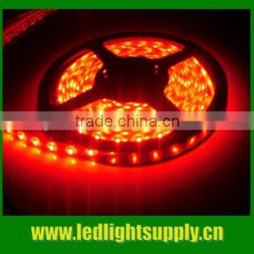 Red color 8.6w/m IP33 IP65 IP68 low voltage 335 side emitting amber flexible 3014 waterproof led strip light 60led/m