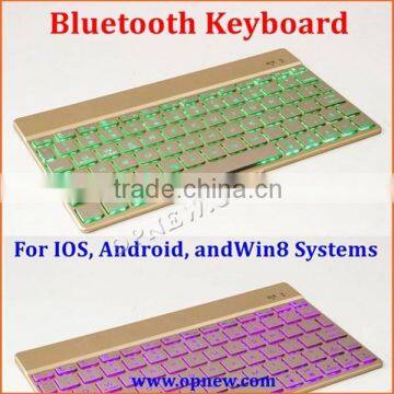 OEM Wireless bluetooth Keyboard for Laptops & Tablets, Compatible with IOS, Android, andWin8 Systems with backlighting