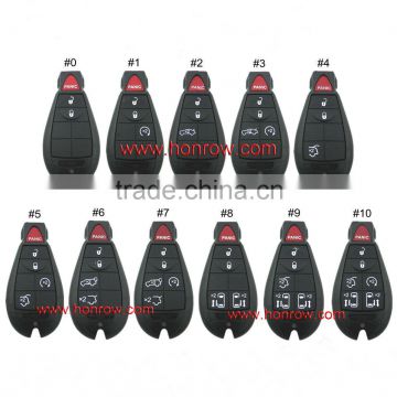 High-quality remote control 11pcs remote key with 315mhz for Chrysler factory direct with the wholesale price